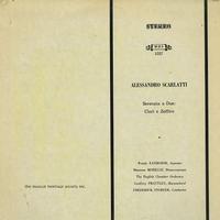 Eathorne, Storfer, English Chamber Orchestra - Scarlatti: Serenata a Due : Clori e Zeffiro