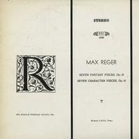 Richard Laugs - Reger: Seven Fantasy Pieces etc. -  Preowned Vinyl Record
