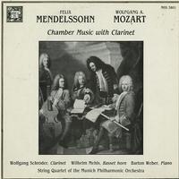 Wolfgang Schroder, String Quartet of Munich Philharmonic Orchestra - Mendelssohn, Mozart: Chamber Music with Clarinet -  Preowned Vinyl Record