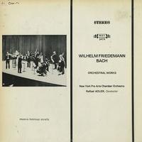 Raffael Adler - W.F.Bach: Orchestral Works -  Preowned Vinyl Record