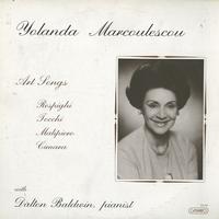 Yolanda Marcoulescou and Dalton Baldwin - Art Songs -  Preowned Vinyl Record