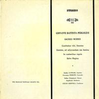 Cundari, Bertola, Angelicum Orchestra - Pergolesi: Sacred Works