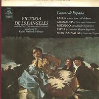 Victoria de Los Angeles, Fruhbeck de Burgos, Paris Conservatoire Orchestra - Cantos de Espana -  Preowned Vinyl Record