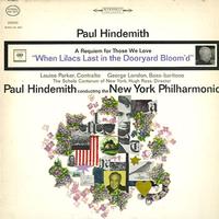 Hindemith, New York Philharmonic Orchestra - Hindemith: When Lilacs Last in the Dooryard Bloom'd -  Preowned Vinyl Record