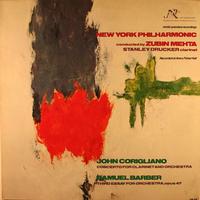 Drucker, Mehta, New York Philharmonic Orchestra - Corigliano: Concerto for Clarinet and Orchestra etc.