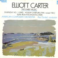 Dunkel, American Composers Orchestra - Elliott Carter - The Early Music -  Preowned Vinyl Record