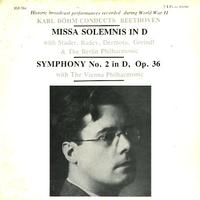 Stader, Bohm, Berlin Philharmonic Orchestra - Beethoven: Missa Solemnis in D -  Preowned Vinyl Record