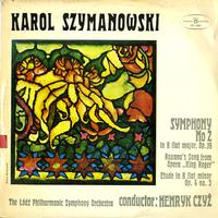 Czyz, Lodz Philharmonic Symphony Orchestra - Szymanowski: Symphony No. 2 -  Preowned Vinyl Record