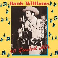 Hank Williams - 40 Greatest Hits -  Vinyl LP with Damaged Cover