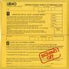UB40 - Signing Off LP -  45 RPM Vinyl Record