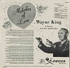 Wayne King And His Orchestra - Melodies Of Love -  Sealed Out-of-Print Vinyl Record