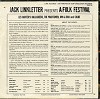 Jack Linkletter - Jack Linkletter Presents A Folk Festival -  Sealed Out-of-Print Vinyl Record