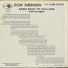Don Sherman - Goes Back To College -  Sealed Out-of-Print Vinyl Record