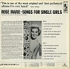 Rose Marie - Songs For Single Girls -  Sealed Out-of-Print Vinyl Record