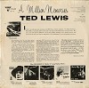 Ted Lewis - A Million Memories -  Sealed Out-of-Print Vinyl Record