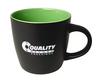 Quality Record Pressings - Black Matte/Lime Green QRP Coffee Mug -  Merchandise