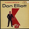 Don Elliott Sextette - A Musical Offering By -  Preowned Vinyl Record