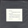 New Music Quartet - Alban Berg: String Quartet, Op.3 -  Preowned Vinyl Record