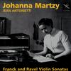 Johanna Martzy - Franck And Ravel Violin Sonatas -  Preowned Vinyl Record