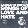 Leonard Cohen - Songs Of Love And Hate -  Preowned Vinyl Record