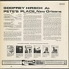 Godfrey Hirsch - Godfrey Hirsch At Pete's Place -  Preowned Vinyl Record