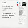 Christian Marclay, Toshio Kajiwara, DJ Olive - djTRIO -  Preowned Vinyl Record