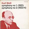 Bertini, BBC Symphony Orchestra - Weill: Symphony No. 1, Symphony No. 2 -  Preowned Vinyl Record