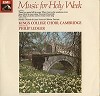 Ledger, King's College Choir,Cambridge - Music For Holy Week -  Preowned Vinyl Record