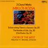 Skones, Choir Of The West - Rozsa: 3 Choral Works -  Preowned Vinyl Record