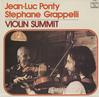 Jean-Luc Ponty & Stephane Grappelli - Violin Summit -  Preowned Vinyl Record