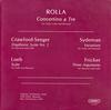 Virginia Christensen, Otto Eifert, Roy Christensen - Rolla: Concertino a Tre etc. -  Preowned Vinyl Record