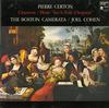 Joel Cohen, The Boston Camerata - Pierre Certon: Chansons/ Messe << Sus le Pont d'Avignon >> -  Preowned Vinyl Record