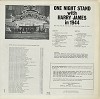 Harry James - One Night Stand With Harry James In 1944 -  Preowned Vinyl Record