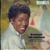 Sarah Vaughan - Great Songs From Hit Shows -  Preowned Vinyl Record