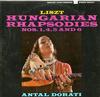 Antal Dorati/London Symphony Orchestra - Liszt: Hungarian Rhapsodies Nos. 1, 4, 5, 6 -  Preowned Vinyl Record