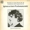 Antonin Kubalek - Paderewski: Sonata in E flat minor etc. -  Preowned Vinyl Record