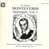 Corboz, Vocal and Instrumental Ensemble of Lausanne - Monteverdi: Madrigals Vol. I -  Preowned Vinyl Box Sets