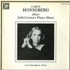 Carol Honigberg - 20th Century Piano Music -  Preowned Vinyl Record