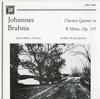 Hilton, Lindsay String Quartet - Brahms: Clarinet Quintet in Bm, Op. 115 -  Preowned Vinyl Record