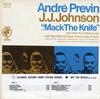 Andre Previn and J.J. Johnson - Mack the Knife -  Preowned Vinyl Record