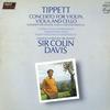 Davis, London Symphony Orchestra - Tippett: Concerto for Violin, Viola and Cello -  Preowned Vinyl Record