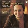 Accardo, Masur, Gewandhaus Orchestra, Leipzig - Beethoven: Violin Concerto in D -  Preowned Vinyl Record