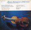 Sonya Monosoff and Malcolm Bilson - Mozart Sonatas for Violin and Clavier - Historic Instruments in Performance -  Preowned Vinyl Record