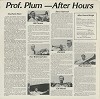 Prof. Plum's Jazz - After Hours -  Preowned Vinyl Record