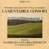 Lamentabile Consort - Madrigals -  Preowned Vinyl Record