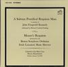 Leinsdorf, Boston Symphony Orchestra - A Solemn Pontifical Requiem Mass in memory of John Fitzgerald Kennedy -  Preowned Vinyl Record