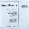 Various Artists - Great Singers - Previously Unpublished Recordings -  Sealed Out-of-Print Vinyl Record