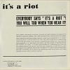 Van Q. Temple - It's A Riot -  Sealed Out-of-Print Vinyl Record