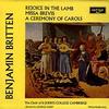 The Choir of St. John's College Cambridge - Rejoice In The Lamb, Missa Brevis, A Ceremony of Carols -  Preowned Vinyl Record