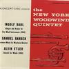 The New York Woodwind Quintet - Dahl: Allegro and Arioso for Five Wind Instruments etc. -  Preowned Vinyl Record